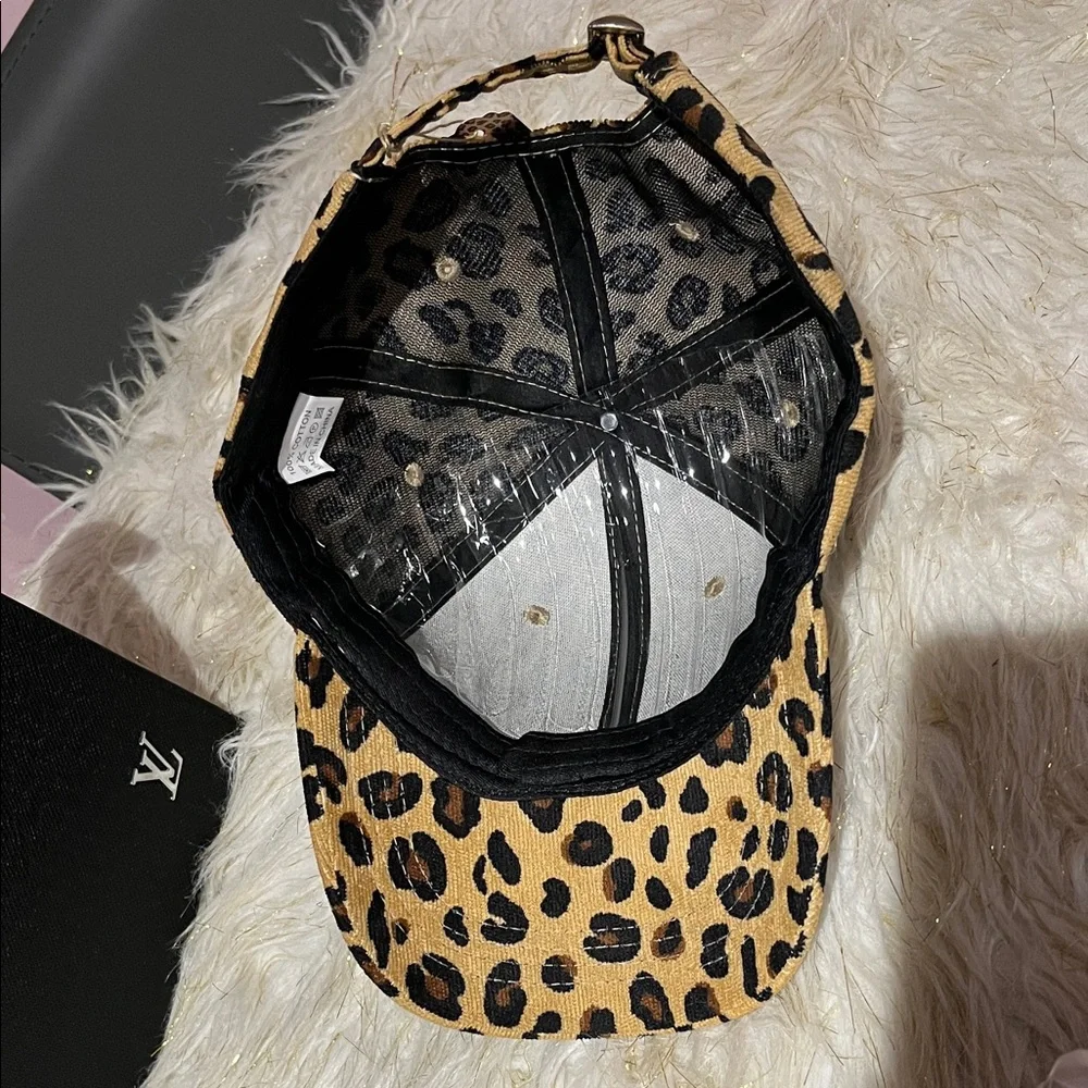 Leopard Print Baseball Cap‎